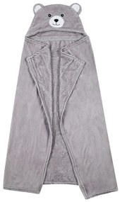 Κουβέρτα Fleece Με Κουκούλα S-F Leo P1C800001