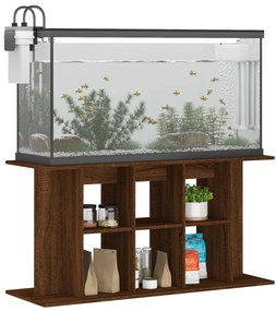 vidaXL Βάση Ενυδρείου Καφέ Δρυς 120x40x60 εκ. από Επεξεργασμένο Ξύλο