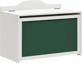 vidaXL Κουτί με αποθήκευση και μπροστά από κιμωλία ROROS Λευκό