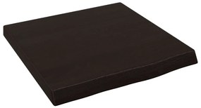 vidaXL Ράφι Τοίχου Σκούρο Καφέ 40x40x(2-4) εκ. Επεξ. Μασίφ Ξύλο Δρυός