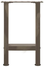 vidaXL Πόδια Τραπεζιού Σαλονιού 2 τεμ. Φυσικό Ατσάλι 38x(42-43) εκ. Ατσάλι