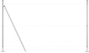 vidaXL Στύλος Περιφράξεων 26 pcs Γκρι Μέγεθος: 3,2 x 3,2 x 88,5 εκ.