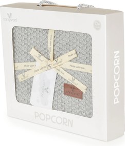 Baby blanket 80x100 cm Popcorn grey