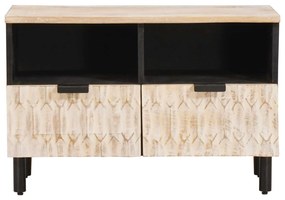 vidaXL Ντουλάπι TV Λευκό Φινίρισμα Καθαρισμού 70 x 33,5 x 46 εκ.