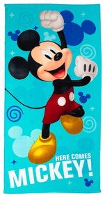 Παιδική Πετσέτα Θαλάσσης Microfiber (70x140) Dimcol Mickey 14 Sky Blue