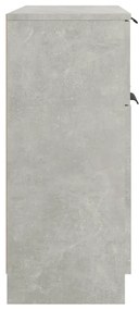 vidaXL Ντουλάπι Γκρι Σκυροδέματος 60x30x70 εκ. Επεξεργασμένο Ξύλο