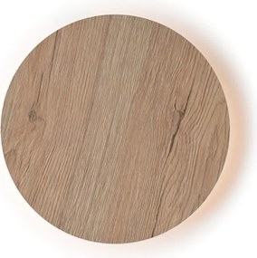 Απλίκα Τοίχου LED Aca Eclipse ZM1724LEDWLW Light Wood