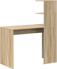 vidaXL Γραφείο Sonoma Δρυς 102 x 50 x 124 εκ. Επεξεργασμένο ξύλο