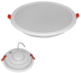 Φωτιστικό Ψευδοροφής Στρογγυλό 20W LED Slim Line IP20 με τροφοδοτικό 230V Lumen-21-11201-Λευκό 21-11201
