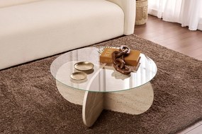 Coffee Table Aeris - Travertine, Transparent Travertine
Transparent