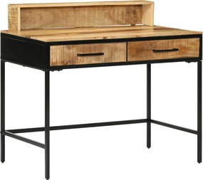 vidaXL Τραπέζι κονσόλας με συρτάρι Καφέ 100 x 55 x 89.5 εκ.