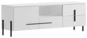 JUSTINE TV stand white/ white hg