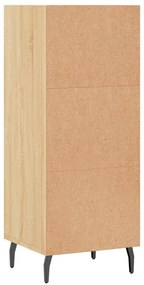 vidaXL Ντουλάπι Sonoma Δρυς 34,5x32,5x90 εκ. από Επεξεργασμένο Ξύλο