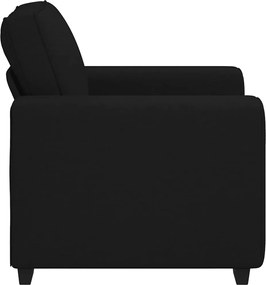 vidaXL Πολυθρόνα Μαύρη 100x77x82 εκ. από Ύφασμα