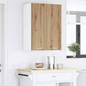 vidaXL Κρεμαστό ντουλάπι με αποθήκευση Artisan Oak 60 x 31 x 80 εκ.