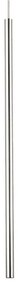 Φωτιστικό Οροφής Ultrathin Round 164878 3x115/308cm LED 11,5W 3000K Chrome Ideal Lux