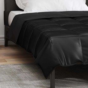vidaXL Κουβέρτα ολόκληρου του χρόνου Μαύρο 155 x 220 cm