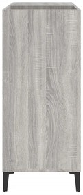 vidaXL Δισκοθήκη Γκρι Sonoma 84,5 x 38 x 89 εκ. από Επεξεργασμένο Ξύλο