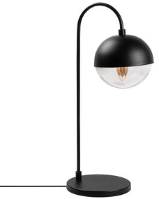 Φωτιστικό Επιτραπέζιο Horn 942FLG1841 18x25x53cm E14 40W Black Opviq