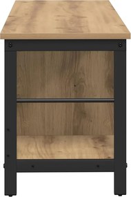 vidaXL Ράφι Βιβλίων 3 επιπέδων 102 x 32 x 40,5 εκ. Επεξεργασμένο ξύλο