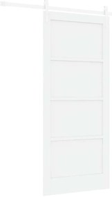 vidaXL Συρόμενη Πόρτα Λευκό 86 x 198.5 cm