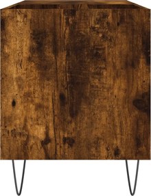 vidaXL Δισκοθήκη Καπνιστή Δρυς 85 x 38 x 48 εκ. από Επεξεργασμένο Ξύλο