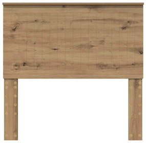 vidaXL Κεφαλάρι με κεφαλάρι Artisan Oak 100 cm Επεξεργασμένο ξύλο