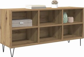 vidaXL Ντουλάπι TV 103,5 x 30 x 50 εκ Artisan Oak Επεξεργασμένο Ξύλο
