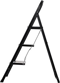 Σκαλοσκαμπό Με 3 Σκαλιά Estia Neo Black 04-14711