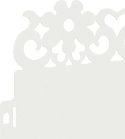 vidaXL Περιγράμματα γκαζόν 30 pcs Λευκό 103 x 0,05 x 22 εκ Ατσάλι