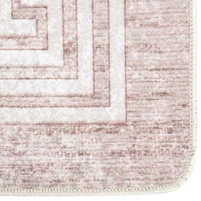 vidaXL Χαλί Πλενόμενο Αντιολισθητικό Μπεζ 80 x 150 εκ.