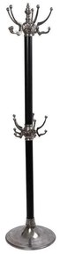Καλόγερος FLA328 40x40x180cm Silver-Black Espiel Aluminium