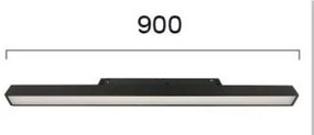 Γραμμικό φωτιστικό οροφής Viokef Magnetic-Μήκος: 90 εκ.