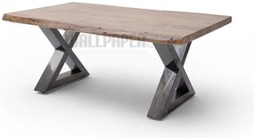 Τραπεζάκι Σαλονιού Καφέ Ακακία 110x70x45