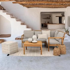 ΓΩΝΙΑΚΟ ΣΕΤ ΚΗΠΟΥ 4 ΤΕΜ ΞΥΛΟ ΑΚΑΚΙΑΣ Fylliana FL130 ΚΑΡΥΔΙ ΣΚΕΛΕΤΟΣ ΜΠΕΖ-ΚΑΦΕ ΥΦΑΣΜΑ 190x130x79εκ 0020-224-045