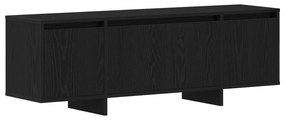 vidaXL Ντουλάπα τηλεόρασης Μαύρο Δρυς 120x30x40,5 εκ. Ξύλο επεξεργασμένο