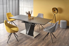 SALVADOR extension table, color: top - dark grey, legs - dark grey DIOMMI V-CH-SALVADOR-ST