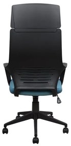 ΚΑΡΕΚΛΑ ΓΡΑΦΕΙΟΥ ANIVIA HM1054.06 ΓΚΡΙ ΣΙΕΛ &amp; ΠΟΔΙ ΜΑΥΡΟ 64x61x126 εκ.