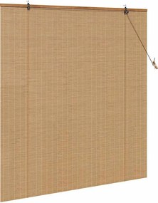 vidaXL Ρόλερ (στόρι) Καφέ 140 x 160 cm Μπαμπού
