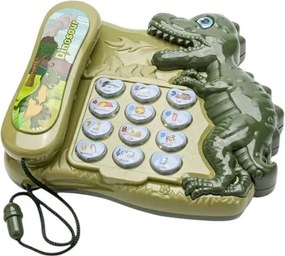 Βρεφικό εκπαιδευτικό τηλέφωνο με ήχους - Dinosaur - 518 - 215517