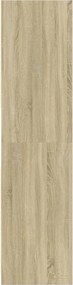vidaXL Ντουλάπα Χρώμα Sonoma Δρυς 80x50x200 εκ. από Επεξ. Ξύλο