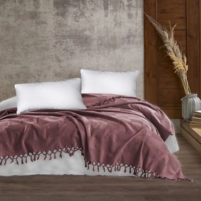 Κουβέρτα Πικέ Jacquard Bordeaux DimCol Queen Size 220x240cm 100% Cotton