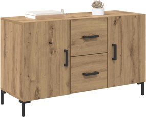 vidaXL Πλαϊνό γραφείο Artisan Oak 100 x 36 x 60 εκ. Επεξεργασμένο ξύλο