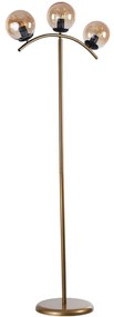 Φωτιστικό Δαπέδου 534LUN5449 30x154cm 3xE27 40W Honey-Gold Opviq