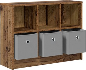 vidaXL Πλαϊνό γραφείο Παλιό ξύλο 73,5 x 22,5 x 53,5 εκ