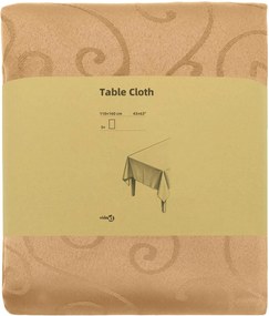 vidaXL Ύφασμα Τραπέζης 5 τμχ. Μπεζ 110 x 160 cm Ορθογώνιος