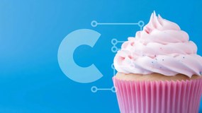 Intra Συλλεκτικό Ξύλινο Παζλ Plywood  4mm - Ροζ Cupcake με Swirled White Frosting Σε Ξύλινο Κουτί - Διαστάσεις: 10x10 cm – 25 κομμάτια
