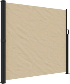 vidaXL Σκίαστρο Πλαϊνό Συρόμενο Μπεζ 180 x 600 εκ.