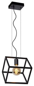 Φωτιστικό Κρεμαστό Lucide 00425-01-30 FABIAN Μαύρο Ματ (Black Mat)