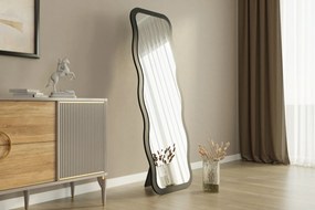 Καθρέπτης Τοίχου Μαύρο AROR 50x2,2x160